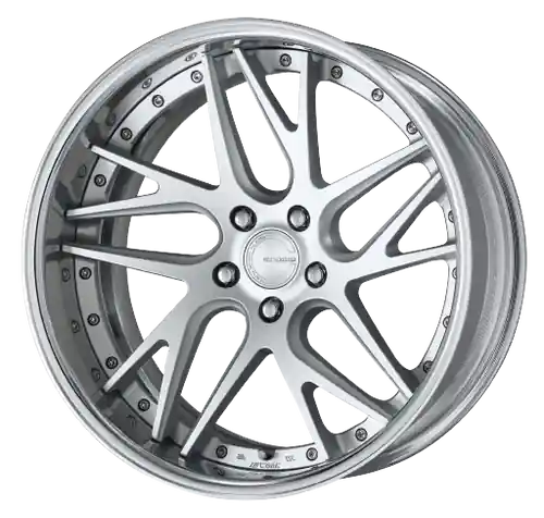 Work Gnosis Cvx 5x114.3 22x10+38 R Disk Matte Silver Free Returns