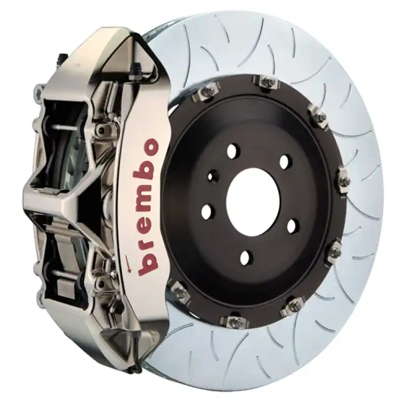 New Arrival Brembo 18+ SQ5 (FY) Front GTR BBK 6 Piston Billet380x34 2pc Rotor Slotted Type-3- Nickel Plated