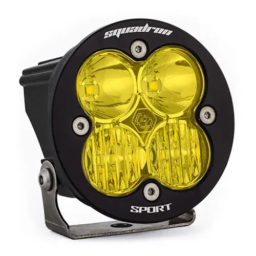 Certified Baja Designs Squadron R Sport Driving/Combo Pattern LED Light Pod - Amber