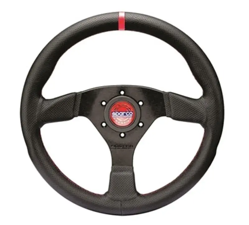 Top Pick Sparco Steering Wheel R383 Champion - Black LeatherBlack Stitching