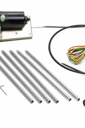 High Quality Proflow Universal Hot Rod Windscreen Wiper Set Remote 2 speed Cable Driven Self Park Kit