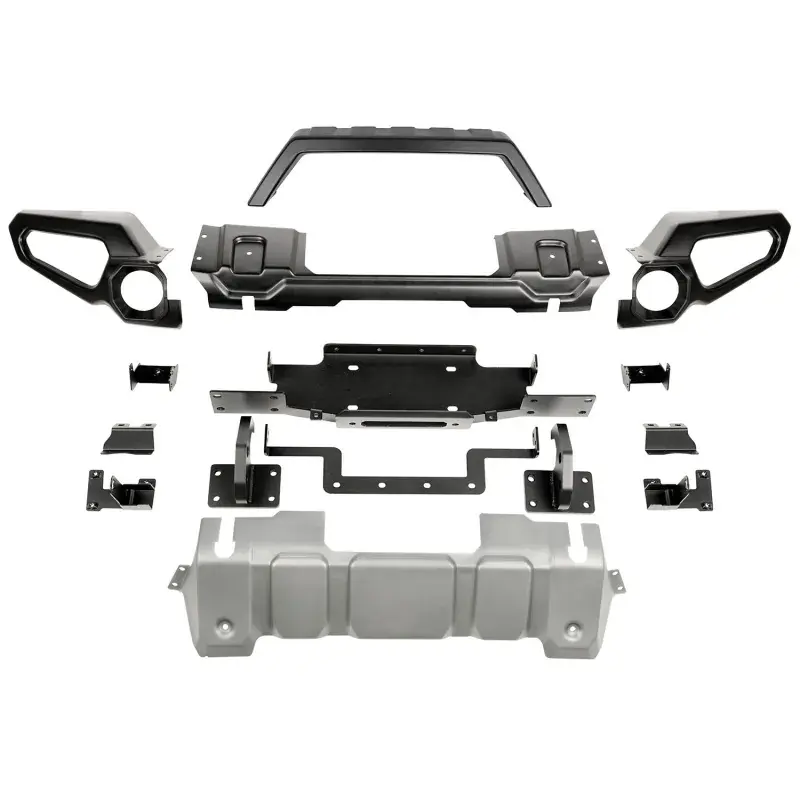 Budget Rugged Ridge Venator Front Bumper W/Overrider & Winch Tray JL