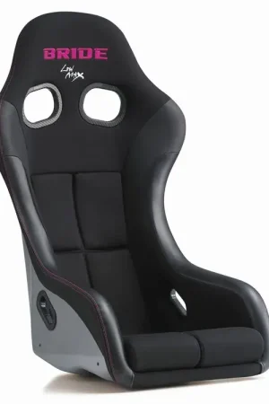 Express Delivery Bride Racing Zeta IV Veria Bucket Seat - Black/Pink