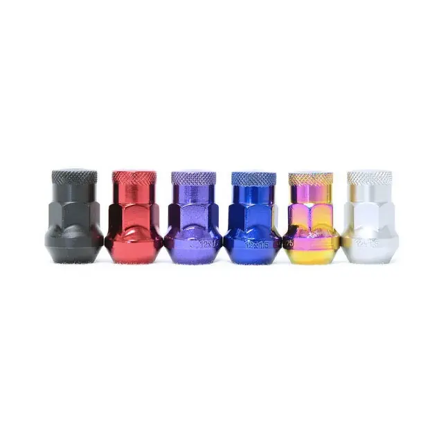 Weekend Sale KICS Muteki SR35 Lug Nuts Closed End - Blue - 12 x 1.5