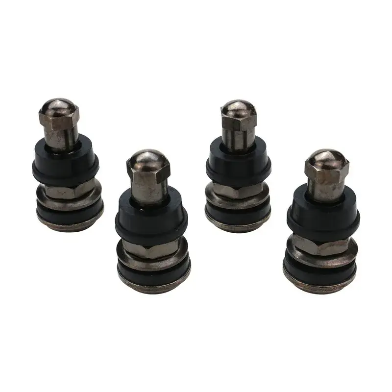 Cheap Street Pro Wheels Street Pro Tyre Valve Short-Style Suit Large Valve Hole 15mm Black Valve Stem Bolt-On Set of 4